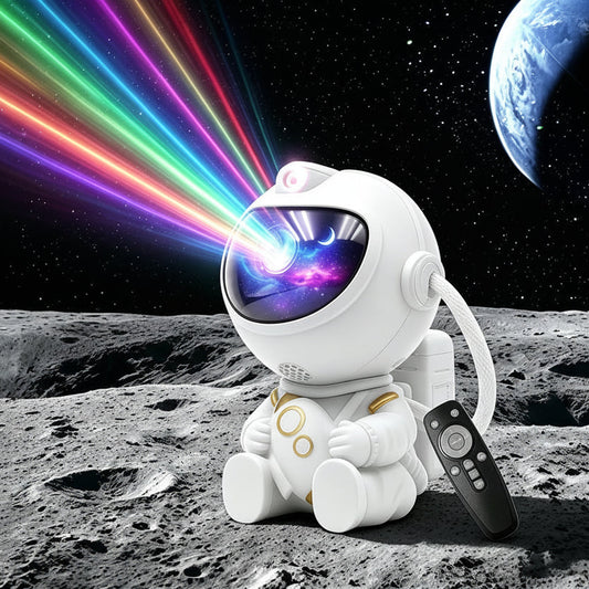 Projektor Gwiazd Astronauta LED – Galaktyka z Pilotem 360°
