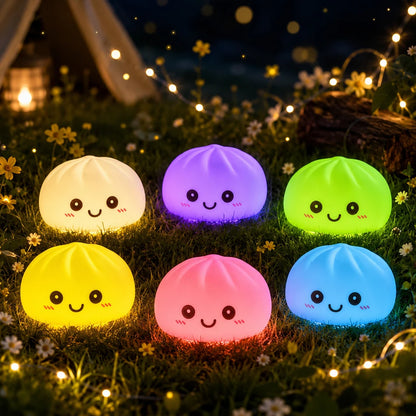 🥟 Świecący Pieróg LED – Lampka Nocna do Sypialni